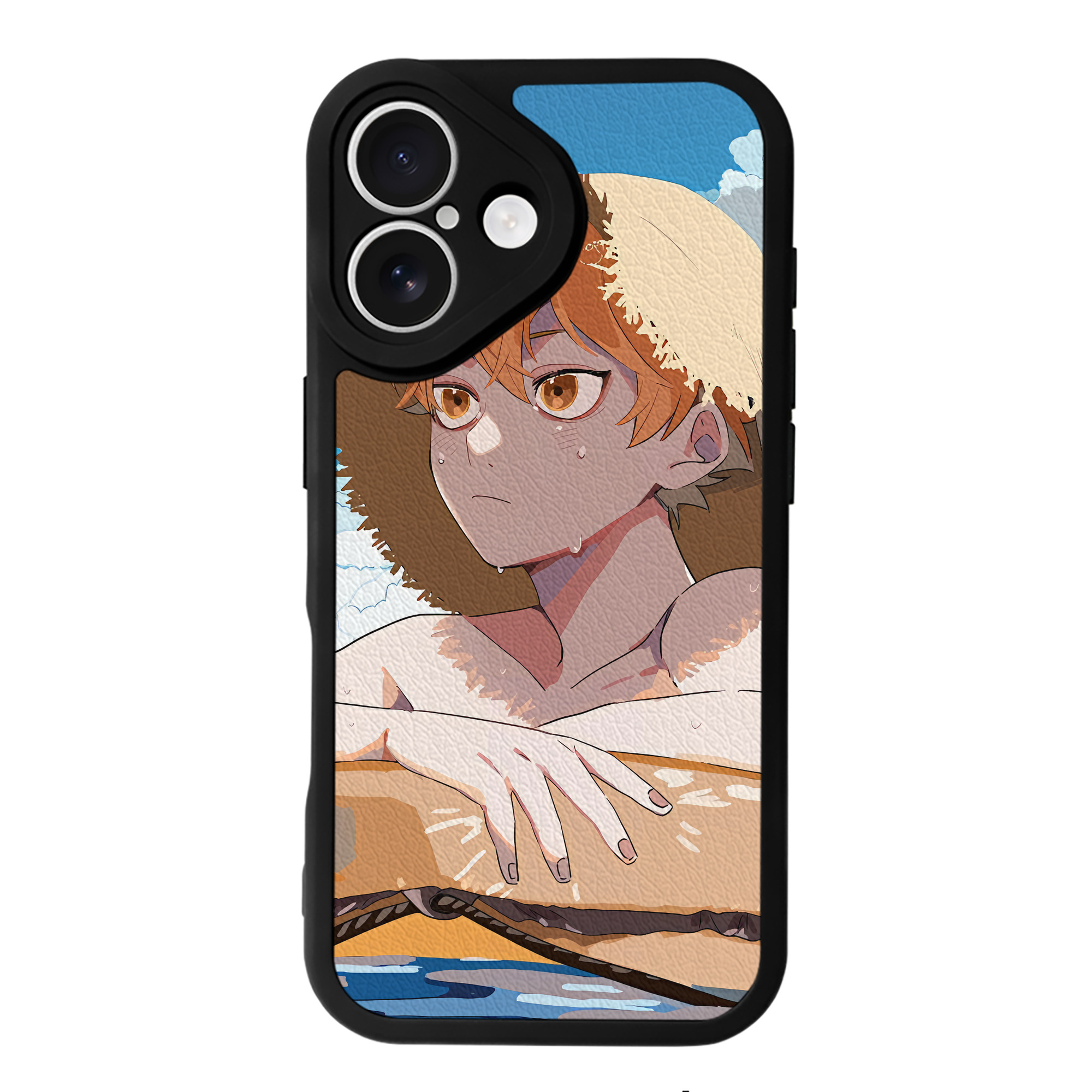 （画像用） ハイキュー!! Haikyu!! 【iPhone 16シリーズ対応】シリコンスマホケース（レザー調） 材質：シリコン